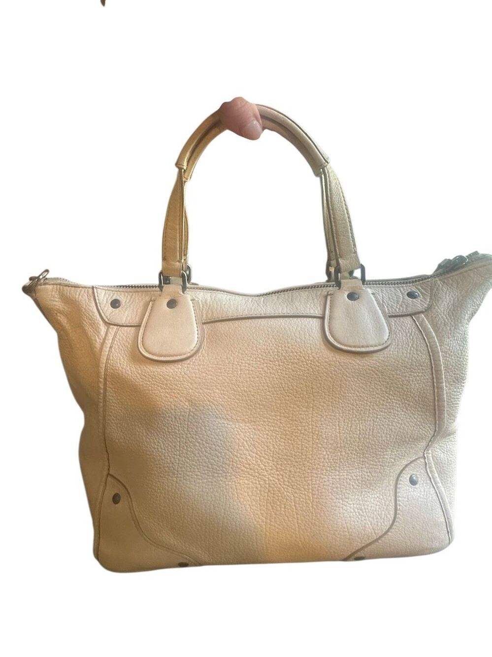 Coach Mickie Satchel in Caviar Grain Leather in GUC 2 hang tags - Picture 3 of 11